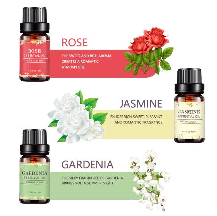 White Tea Rose Gardenia Single Essential Oil Flower Fragrance