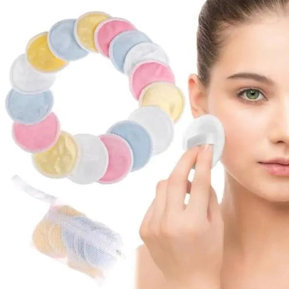 Makeup Pads: "Premium reusable makeup pads for gentle makeup removal